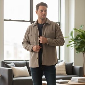 Banana Republic Overshirt Overcoat Peacoat Style Jacket  Men - Size - XL